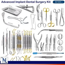 Periodontal Instruments Kit Dental Implants Surgical Doctor Clinical Tools 31Pcs