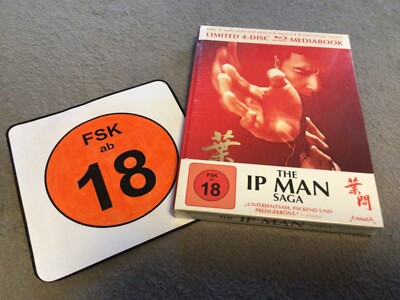 The Ip Man Saga - Limited Mediabook Teil 1-4  4 Blurays  Donnie Yen Sammo Hung