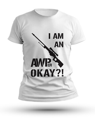 CS:GO Funny Gaming T-shirt I Am An Awper Counter Strike