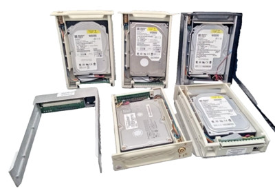CRU DataPort  Hard Drive Hot Swap Adapter + 5 Hard Drives  15-3X-20 - 80 GB