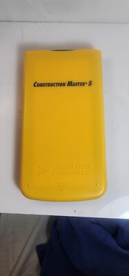  Calculated Industries Construction Master 5 Calculator. With Booklet.