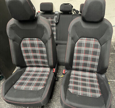 Vw Volkswagen Polo Gti Interior Seats Front Rear 2g Mk8 Aw 2018 2020 5 Door - 2018 Vw Gti Plaid Seat Covers