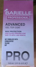 Barielle Advanced Gel Top Coat 5oz High Gloss Finishing Protector Manicure Nails