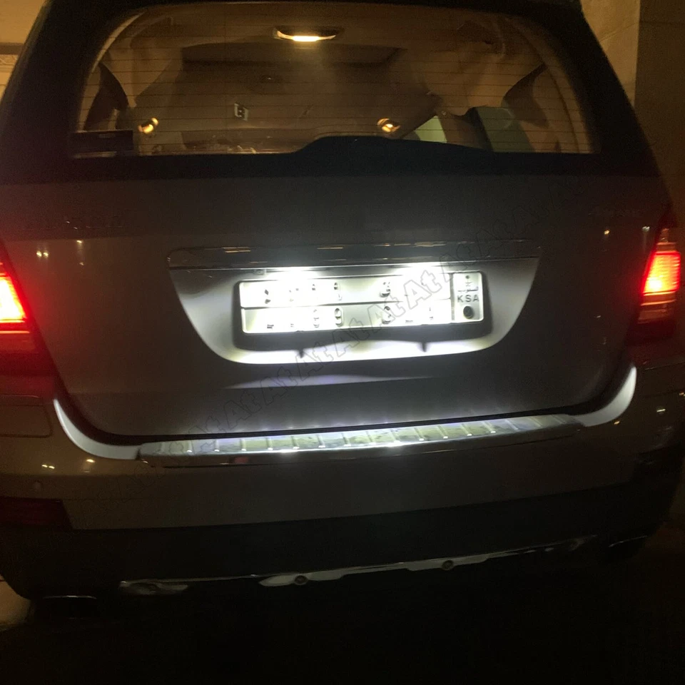 2x LED Kennzeichenbeleuchtung Für Mercedes M-Klasse W164 GL-Klasse X164 2006-11 - Bild 3 von 4