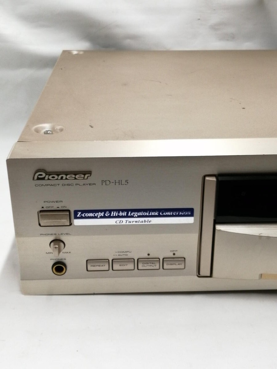 パイオニアCDプレーヤー PD−HL5 ターンテーブル方式 可動確認済み品 JUNK Pioneer PD-HL5 CD Player Compact Disk Player AC100V