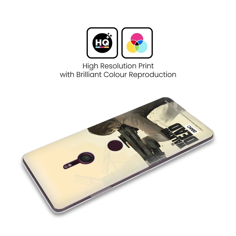 ОФИЦИАЛЬНЫЙ AMC ХОДЯЧИЕ МЕРТВЕЦЫ СЕЗОН 11 КЛЮЧ ИСКУССТВА МЯГКИЙ ГЕЛЕВЫЙ ЧЕХОЛ ДЛЯ ТЕЛЕФОНОВ SONY 1 - Изображение 2 из 4