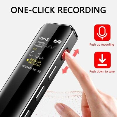 Digital 16GB Voice Recorder Pen Sound Activated Dictaphone Recording