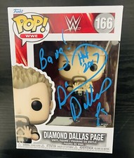 Diamond Dallas Page Autographed WWE Funko Pop Wrestling Hall Of Fame/ JSA
