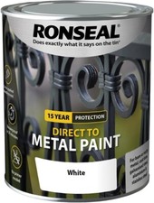 Direct to Metal Paint White Gloss, Matt , Satin Finish 250ml , 750ml , 2.5 Litre