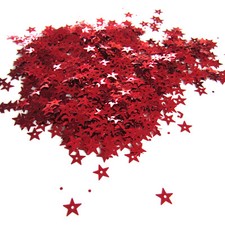 Sequins Small Red Stars 7mm 750 / 3,750 25 Savings pieces Loose