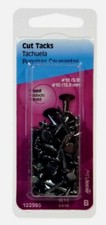 Hillman 5/8" CUT TACKS No. 10 Large Head Sharp Point Blued Easy Install 122595