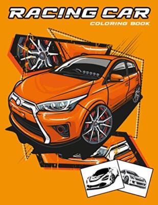 Marshall - Racing Car Coloring Book  Colouring Books for Kids Ages 4-8 - X555z