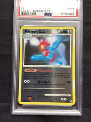 Pokemon Cards: Great Encounters Reverse Holo: Porygon-Z 6/106 PSA