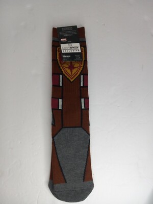 MARVEL'S GUARDIANS LOOT WEAR EXCLUSIVE. CREW SOCKS SHIELD. 10-13 BIOWORLD.