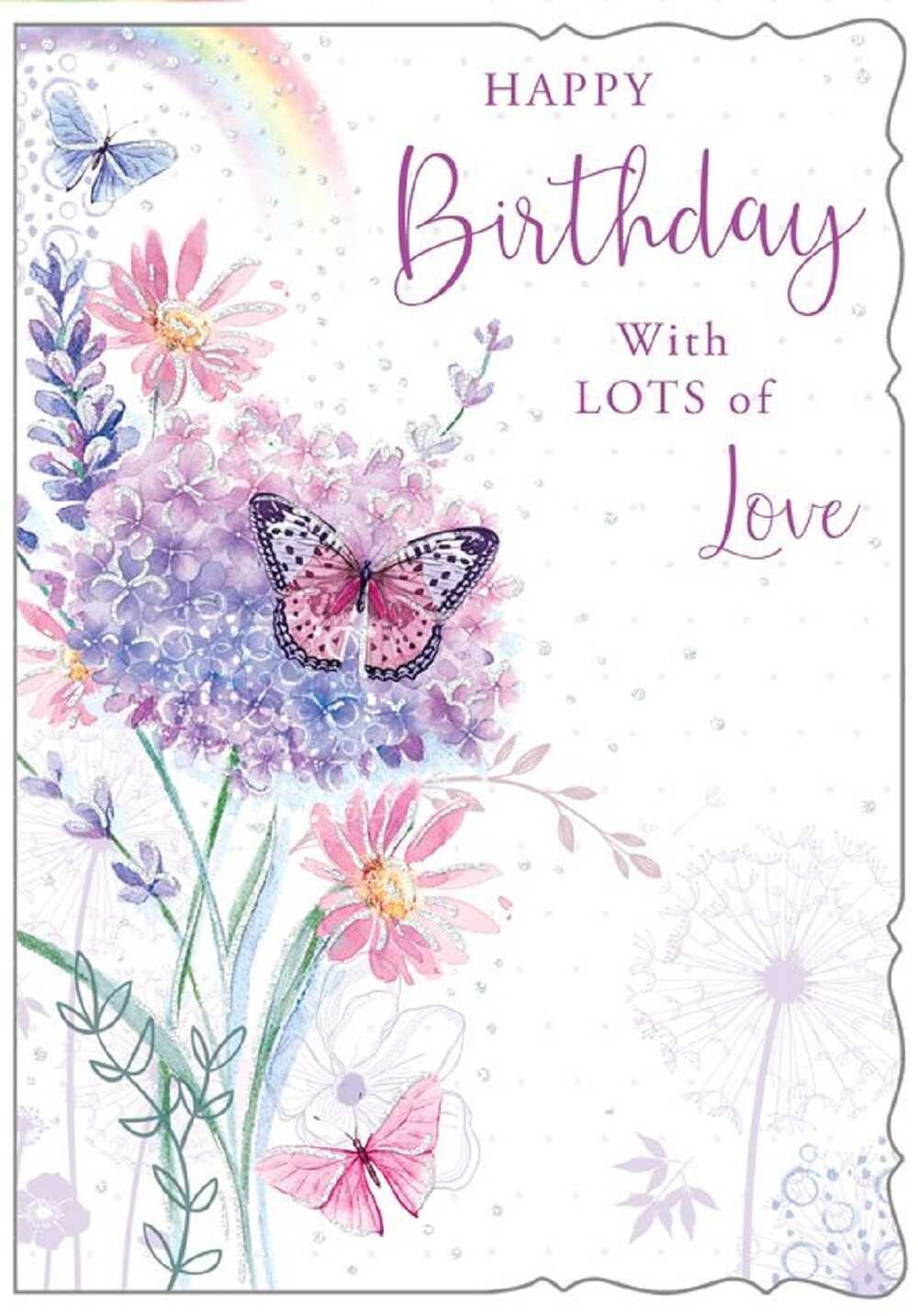Happy Birthday With Lots Of Love Card