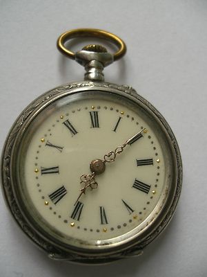  Taschenuhr  Galonne  aus Sammlerbestand mit Handaufzug aufwendig verziert  
