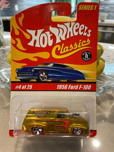 Hot Wheels Classics Series 1 - 1956 Ford F-100 in Gold Redline 5SP #4/25