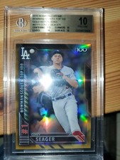 2016 Bowman Chrome Bowman Scouts Top 100 Gold Refractors Corey Seager