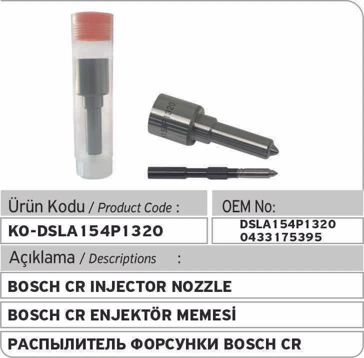 DSLA154P1320 Bosch Common Rail Injector Nozzle 0433175395 | eBay
