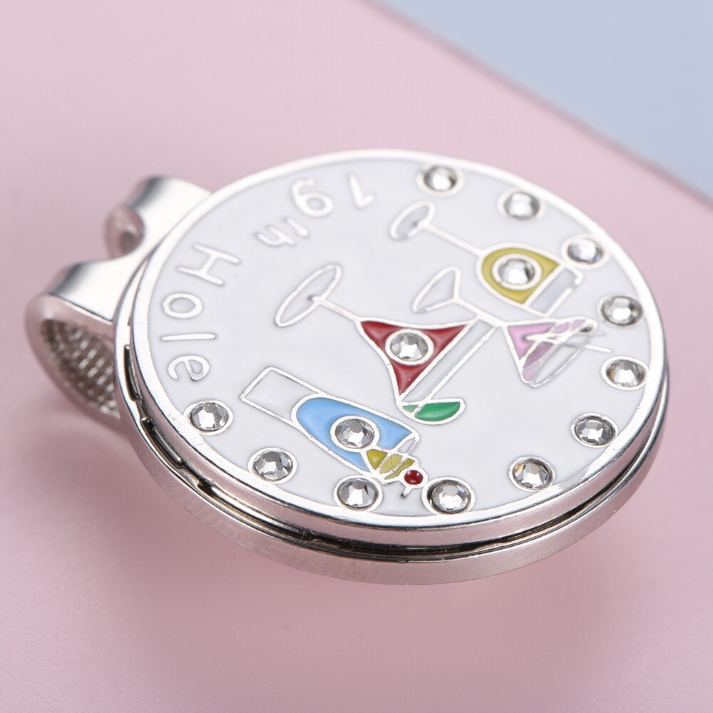 1x Golf Ball Marker with Hat Clip 24mm/0.94in For Ball Marker Golf Gifts Replace