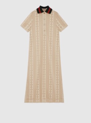 Gucci GG STRIPE LACE POLO DRESS dress- With Tags- RRP$5,990 AUD | eBay