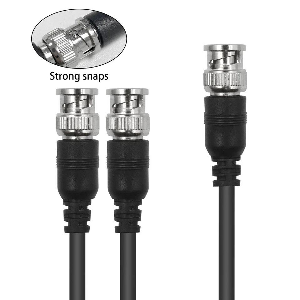 1pcs BNC Splitter 2 in 1 Male to 2 Male Coax Cable for CCTV System Radio Cameras - Image 4 of 4