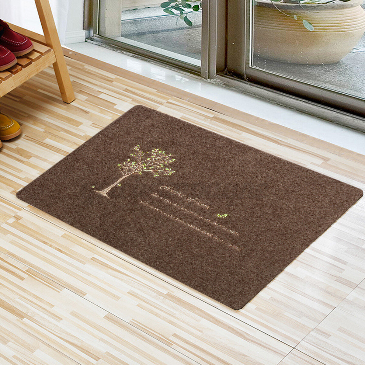 40*60cm Floor Mat Toilet Kitchen Door Mat Non-Slip Carpet Water Washable