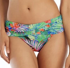 Bleu Rod Beattie Tropical Flight Sarong Hipster Bikini Bottoms SZ 14 NWT 
