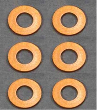 M35A2 MULTIFUEL FUEL INJECTOR COPPER SEALING WASHER *SET OF 6* 5310-00-861-1406