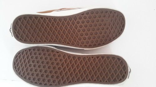Vans Classic Slip On Woven Casual Shoes Men's 5.5/Women's 7 Rare Beige Pattern - Picture 11 of 12