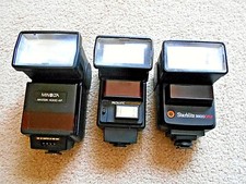 3 - Minolta Mount Dedicated Flash Units, Minolta, Starblitz, Promatic