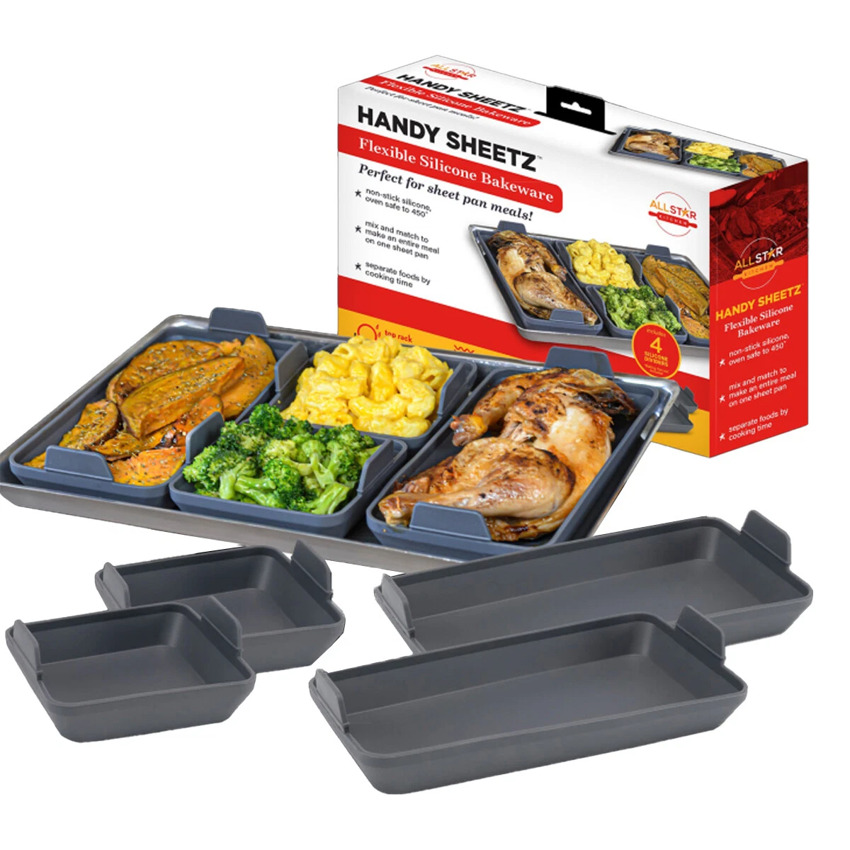 Allstar Kitchen Bakeware, Flexible Silicone