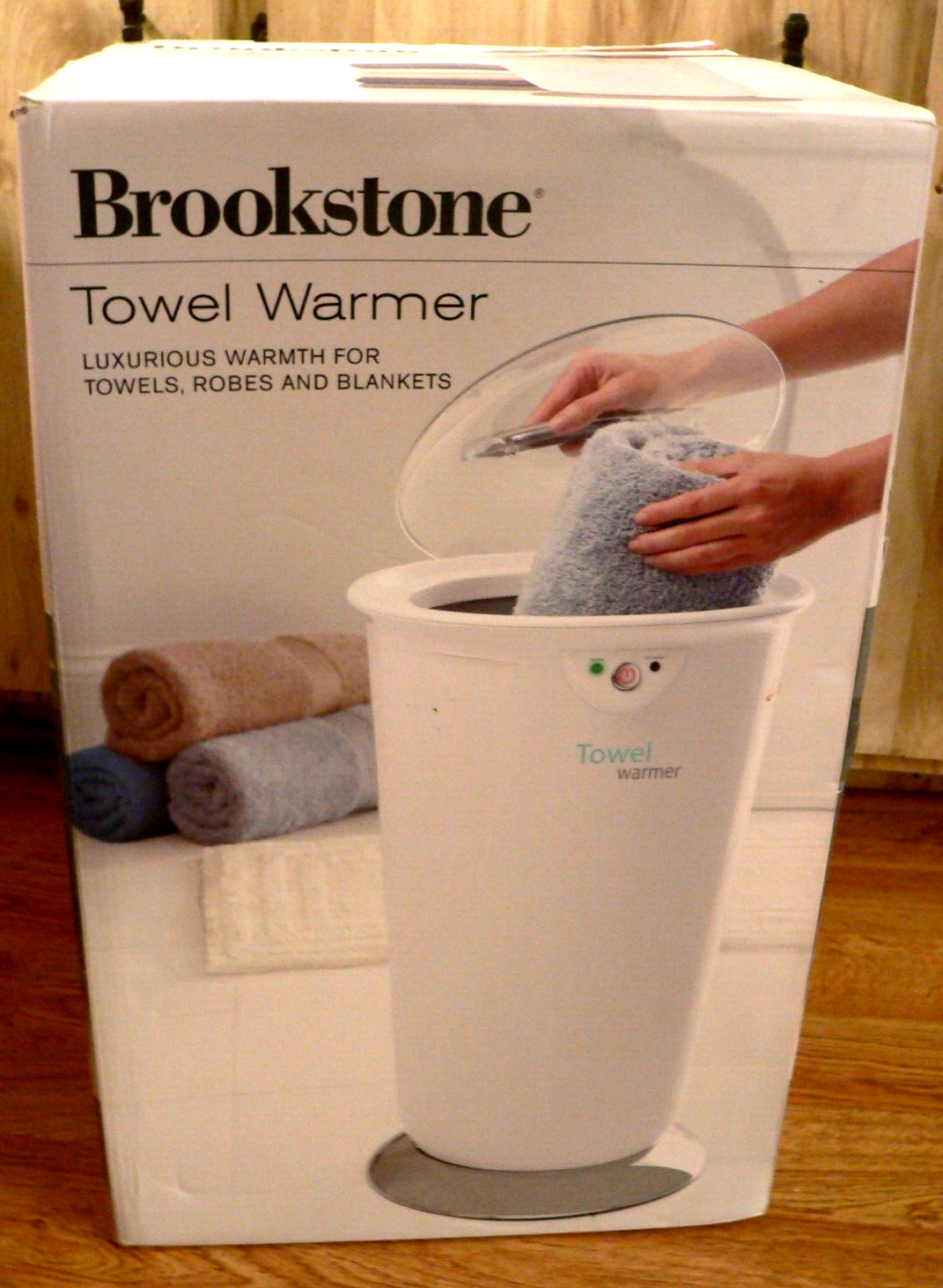 Large Brookstone TOWEL WARMER for Towels, Robes and Blankets. NEW. | eBay