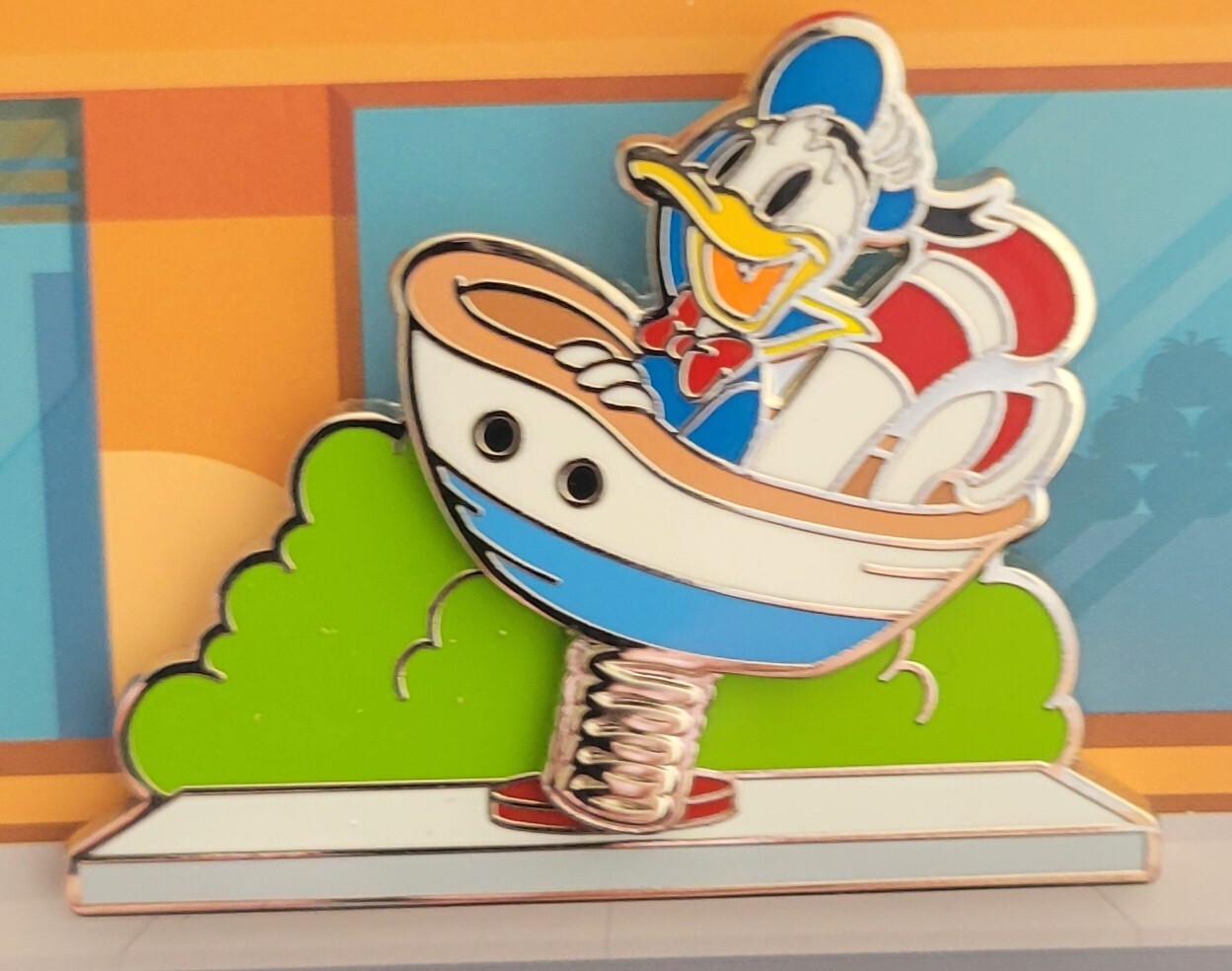 2024 Disney Parks Spring Rides Donald Duck Pin LE 4000