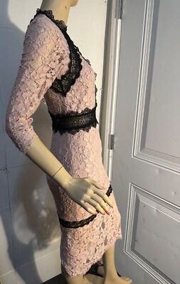 ALEXIS pink and black lace dress size xs preowned | eBay ALEXIS pink and black lace dress size xs preowned | eBay