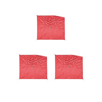 CLAM Quick-Set Screen Hub Tent Wind & Sun Panels, Accessory Only Red