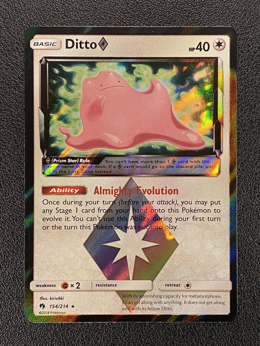 I Love You Ditto Pokemon Anniversary Card 