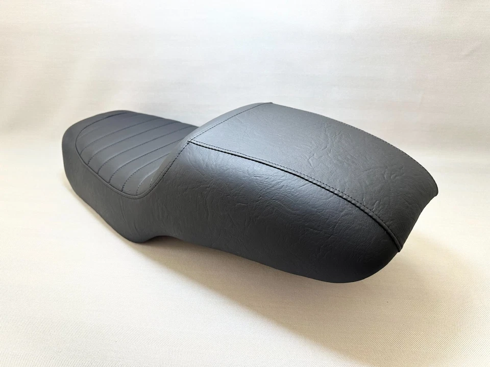 Asiento de corredor café pasajero Honda CB750C CB 750C personalizado bajo perfil doble Foto 3 de 4