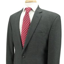 Jos A Bank Slim Fit Dark Gray Stretch Poly Blend Blazer Sport Coat Jacket 40L
