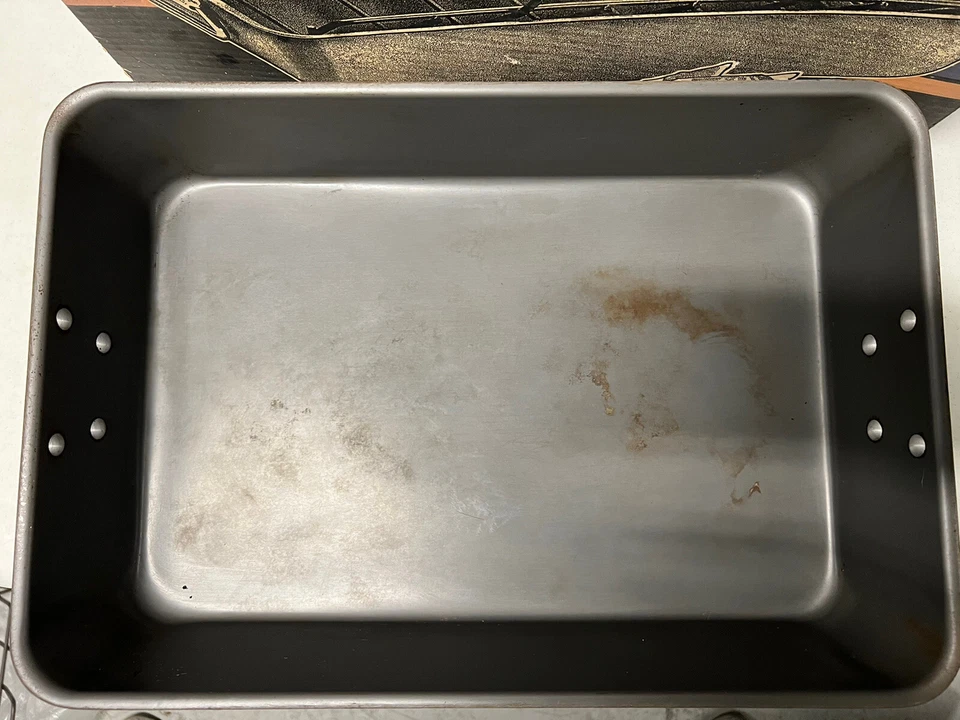 Vintage Calphalon Commercial Nonstick Roaster Pan w/Rack ZR1806 TOLEDO, OHIO - Image 4 of 4