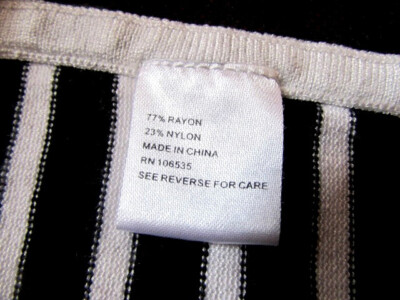 CENTRAL PARK WEST ~ Size S ~ Striped MESH SIDES Sleeveless