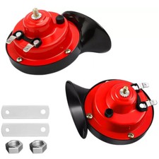 2pack 12v 300db Super Loud Train Snail Horn Waterproof For Motorcycle Truck Boat