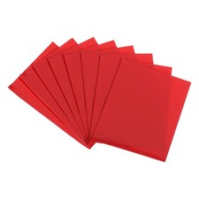 Paper cases, 2pcs/100 soft cases for protection cards, red