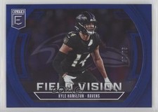 2025 Panini Donruss Elite Field Vision Blue 30/75 Kyle Hamilton #4 rw6