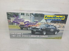  NEW Exact Detail Little Hoss Fred Gibbs 1967 Z/28 Stock Eliminator Camaro 1:18