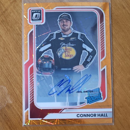 Connor Hall [Orange Velocity Optic Signature] #99 2026 Panini Donruss NASCAR card