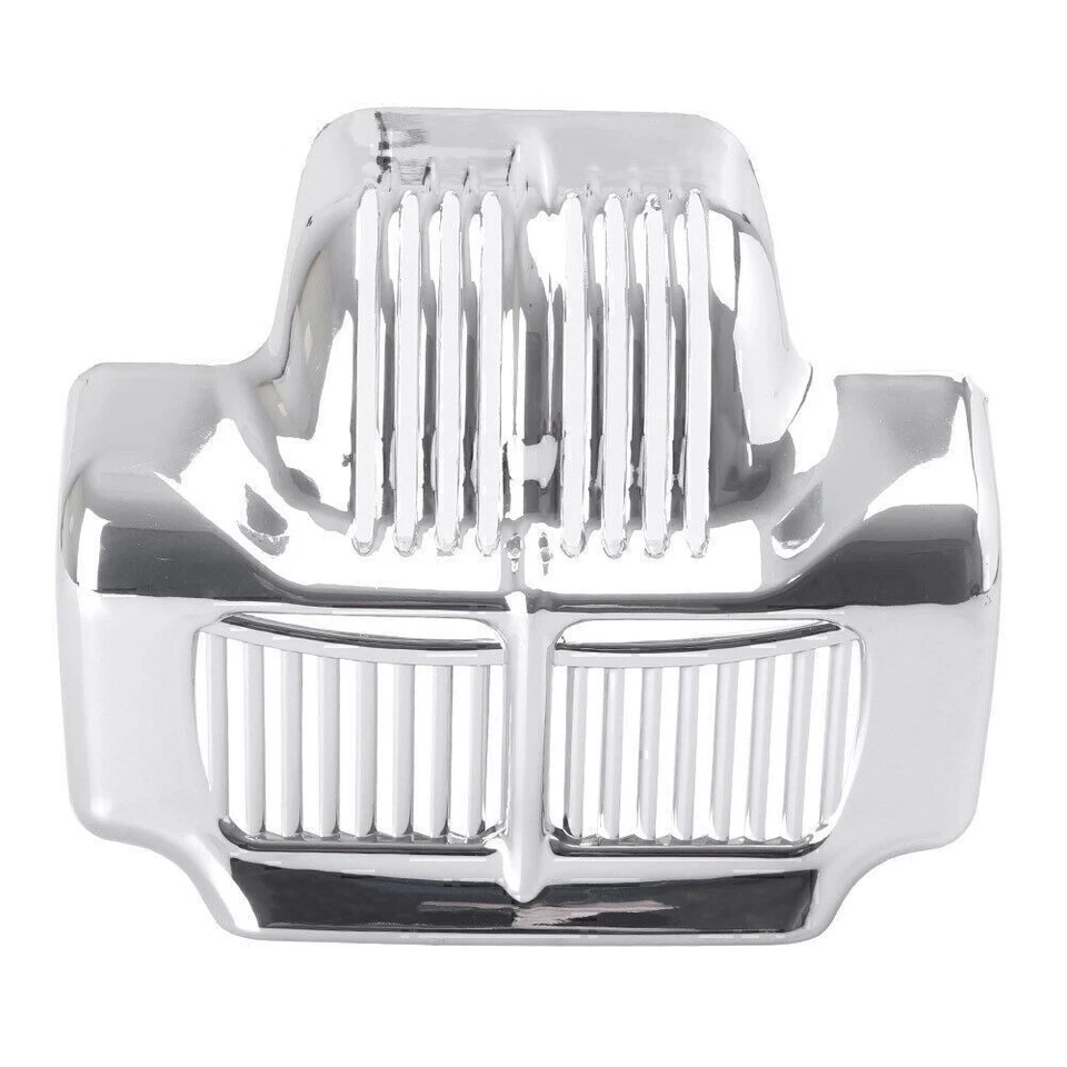 Cubierta del enfriador de aceite Trim Fit Harley Road King y Electra Glide Ultra Silver Foto 4 de 4