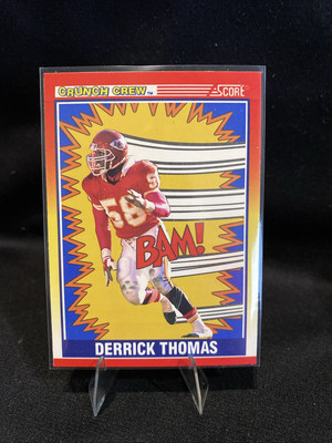 1990 Score Crunch Crew Derrick Thomas Kansas City Chiefs #553