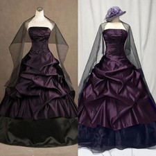 Vintage Wedding Dresses with Cape Victorian A Line Satin Bridal Gown Real Photo