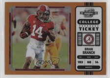 2023 Chronicles Draft Picks Contenders Optic Orange Prizm Brian Branch #18 0x4w